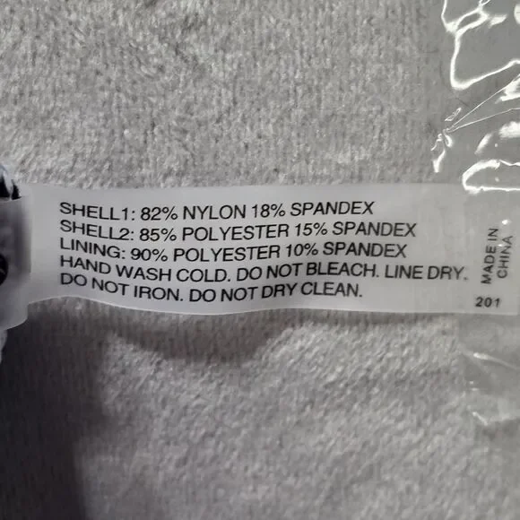 Holipick Tankini Top Swimsuit Top Size XL‎ Racerback U Neck Tie Side Drawstrings - Picture 6 of 7